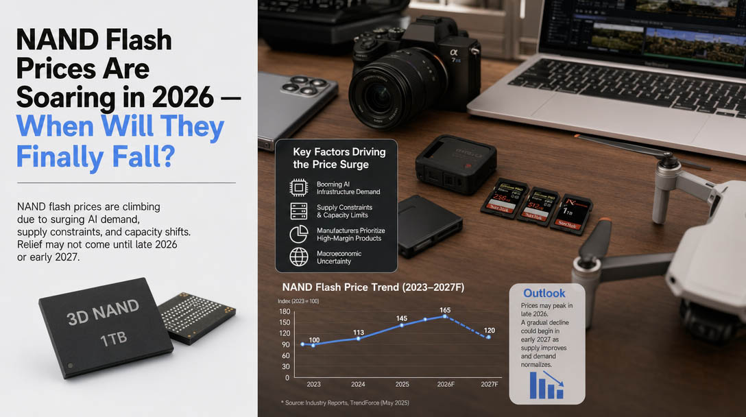 NAND Flash Prices Are Soaring in 2026 — When Will They Finally Fall